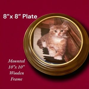 Kitten On the Keys Plate One